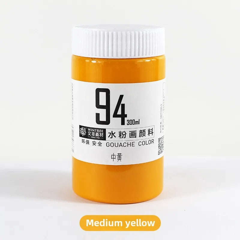 Gouache Paint Super Gouache Color 300ml Single Pack Art Class Non-toxic Beginner Pigment Art Student Special Large Bottle