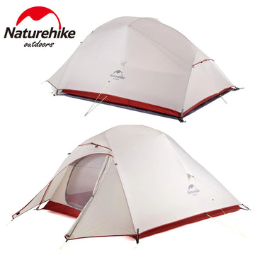 Naturehike Cloud Up Ultralight Hiking Tent 20D Fabric Tent Single Tandem Outdoor Waterproof Hiking Tent