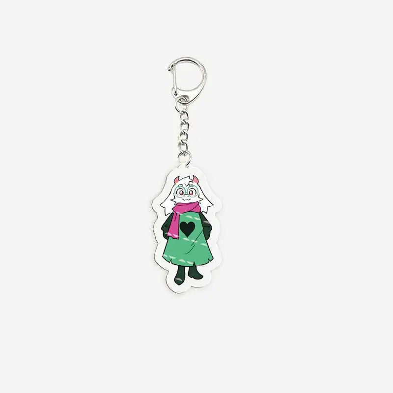 Popular Game Deltarune Spamton Susie Ralsei Meme Keychains for Accessories Bag Noelle Spamton KeyringsFans Gifts Gamer Friends