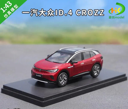 Diecast 1:43 Scale ID.4 CROZZ ID4 SUV Car Model Metal Toy Vehicle for Adult Collection Display Gift Souvenir