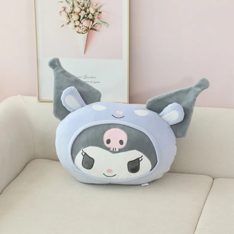 Kuromi Plush Pillow Anime Toys Cartoon Animals Melody Stuffed Dolls Cinnamoroll Pochacco Exquisite Xmas Birthday Gifts