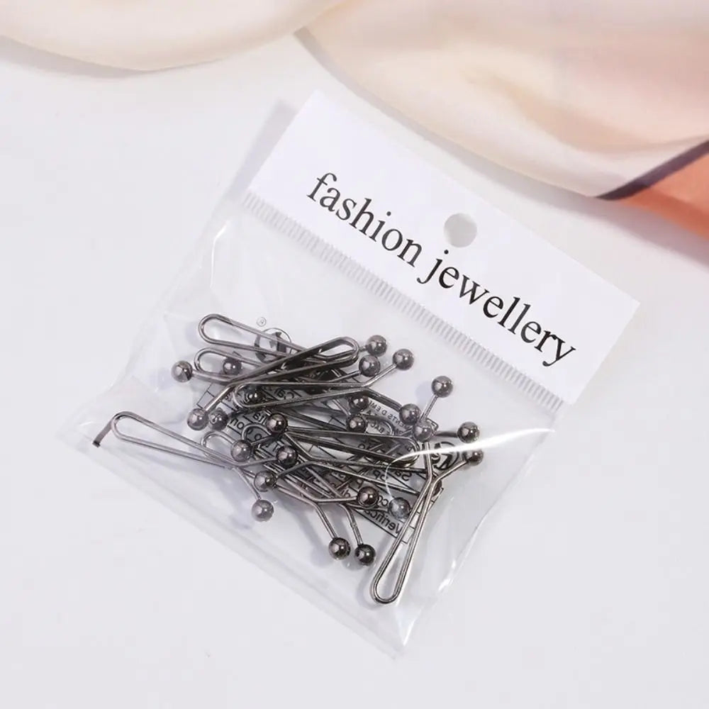 12pcs U-shaped Headscarf Pearl Pins for Women Shawl Bandana Brooch Headscarves Clips Hijab Pins