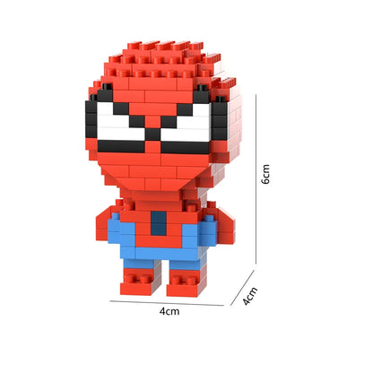 26 Styles New Cartoon Anime Building Blocks  Mini Cute Miniature Bricks Ornaments Small Particle Children's Toys