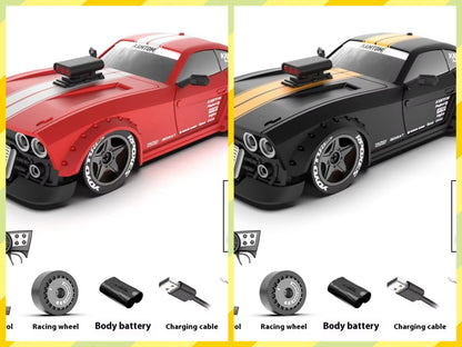 In Stock Kamtom 3299 1:32 Rc Car Upgrade Luminous Metal Servo Motor Car Dodgeboy Toy Car Professional Rc Drift Rc Stunt Car