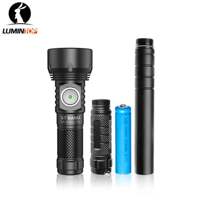 Lumintop GT NANO V3.0  flashlight with 10280 battery Long-range flashlight 360 meters  600 lumens mini powerful torch