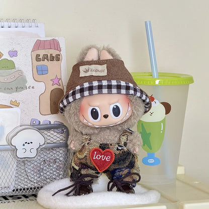 Trendy Casual Suit Ropa Labubu for 17cm Labubu Outfit Mini Doll’s Clothes Multi Style Cute Doll Accessories
