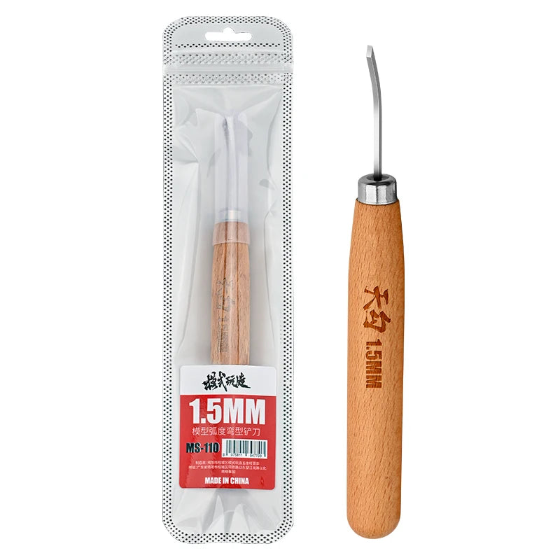 Modeling Tools Bend Spade Arc Chisel Wide Scribing Cutter Use in model seams and recesses For Plastic Model DIY Craft Tools