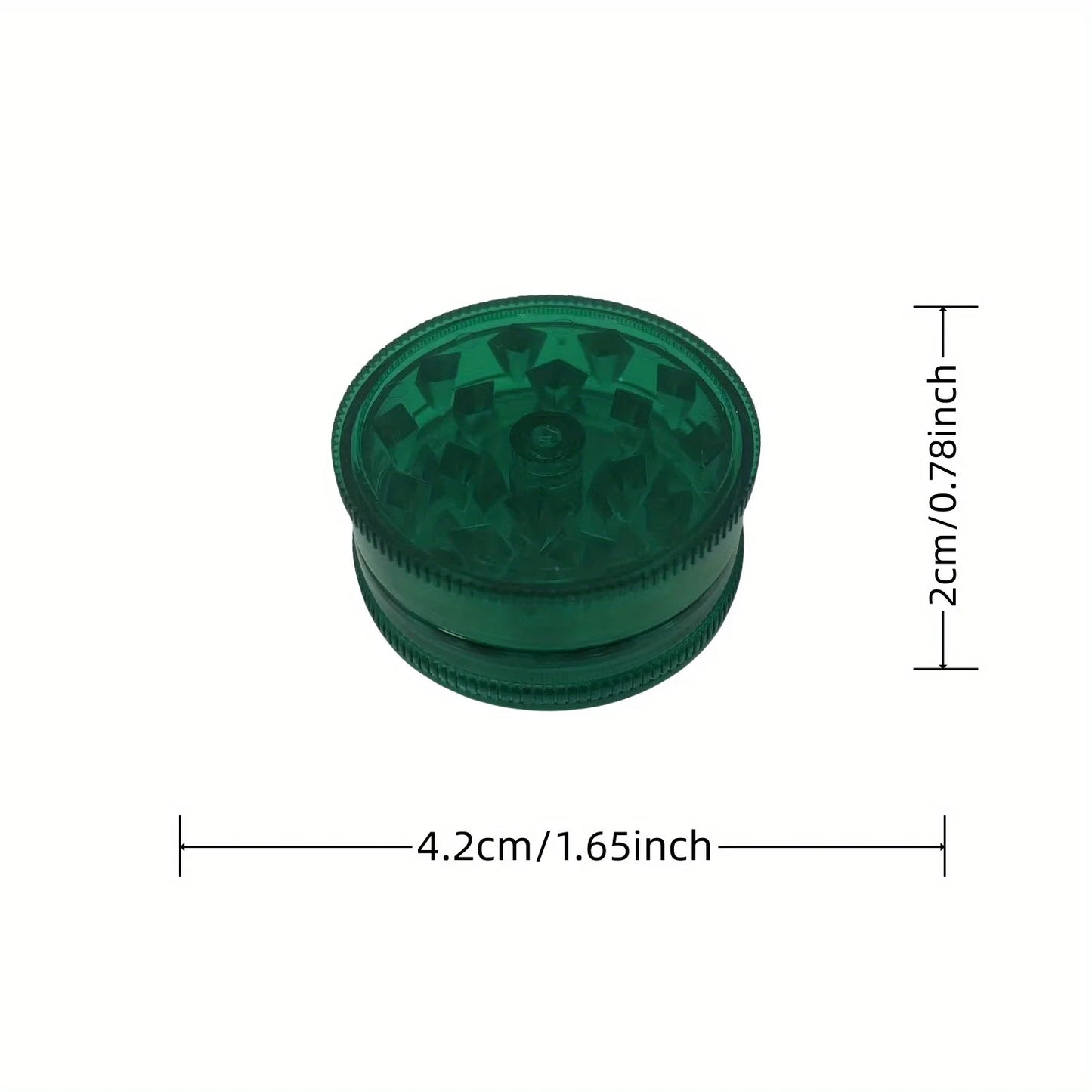 40/60mm Plastic Herb Grinder 3-layer Manual Spice Salt Mill Pepper Mortar Pestle Tobacco Raw Grass Grinder Cigarette Smoke Tool