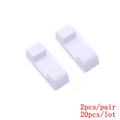 10pcs Floating Frame 3D Display Jewelry Box Suspension Storage Holder Base Plastic Case Black White Round Square Stand Support