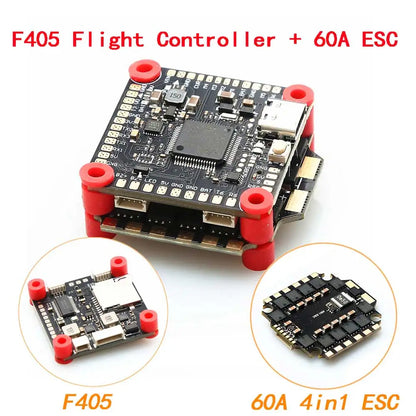 F405 F7 F722 Flight Controller  + 60A 80A 4in1 BLheli_S ESC Stacks 30.5*30.5mm For 7in 8in 10in 13in Frame RC FPV Racer Drone