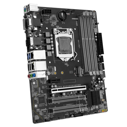 MACHINIST H97 Motherboard LGA 1150 Support Intel Pentium/Core/5th Gen Xeon CPU Processor DDR3 RAM Desktop Memory SSD M.2H97M-PRO