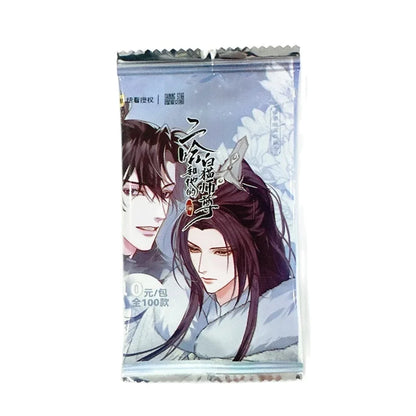 Chinese Manga The Husky and His White Cat Shizun Laser Card Mo Ran, Chu Wanning Comic Characters SSP SSR Collection Cards