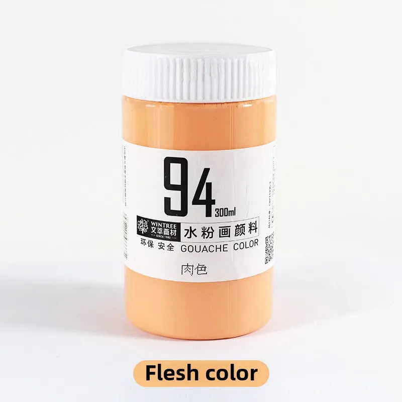 Gouache Paint Super Gouache Color 300ml Single Pack Art Class Non-toxic Beginner Pigment Art Student Special Large Bottle