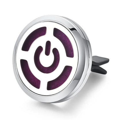 Aromatherapy Jewelry Locket Pendant Car Air Freshener Vent Clip Aroma Perfume Oils Locket Essential Oil Diffuser Car Clip