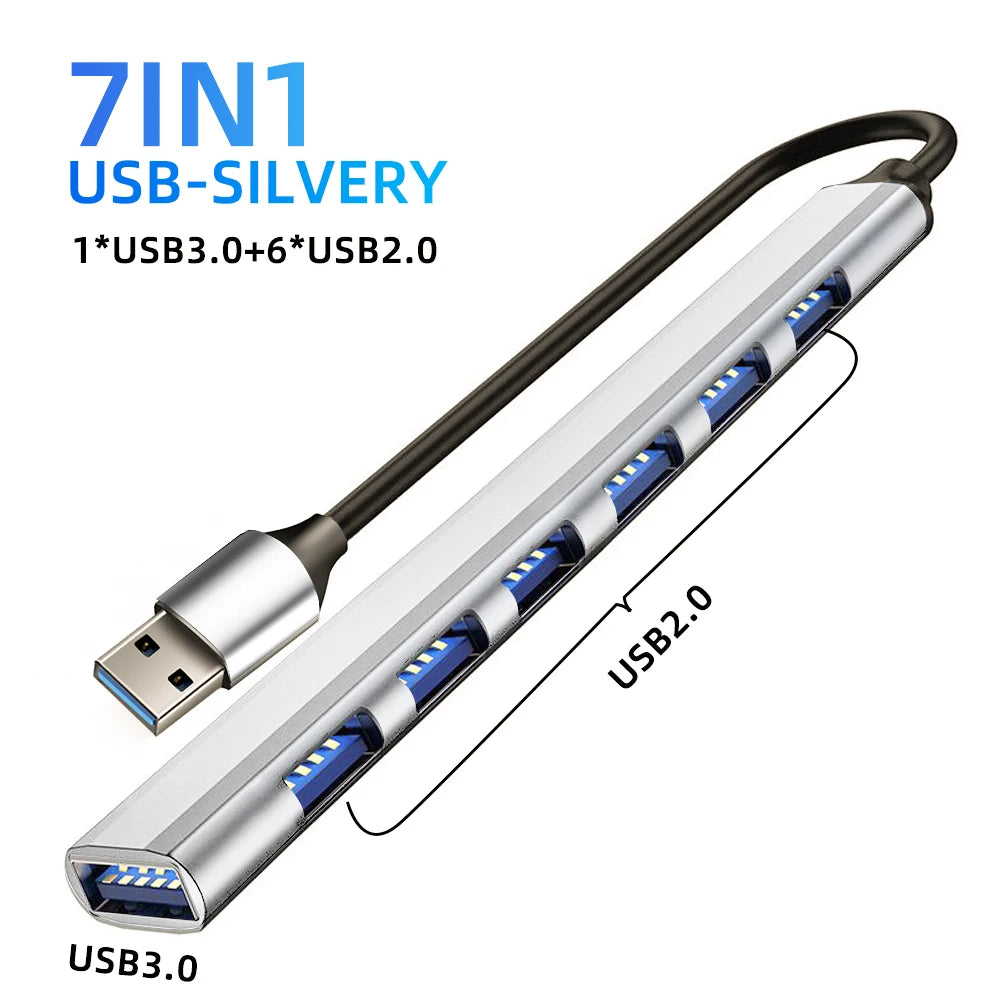 USB HUB USB C Type C HUB USB 3.0 2.0 Adapter Multi Splitter High Speed 5Gbps For PC Macbook Docking Station Computer Accessories