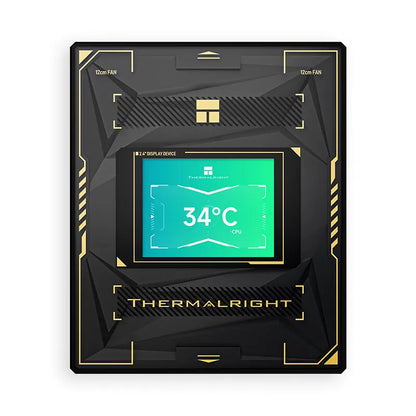 Thermalright Burst Assassin 120 VISION 6x6mm AGHP 4.0 Heatpipe Tower Air Cooler 2.4-inch IPS LCD for INTEL LGA1851 1700 AMD AM5