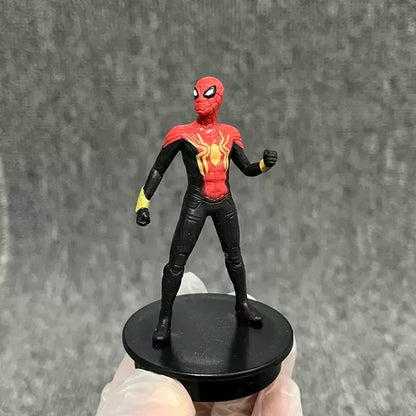 Marvel Movie AvengersSuper Mini Action Figure Hero Iron Man Spiderman Dolls Ornaments Collectible Model Children's Birthday Gift