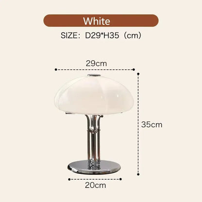 Mid century modern table lamps Creative mushroom table lamp Bedroom orange Bauhaus Light Retro Designer bedside reading lamps