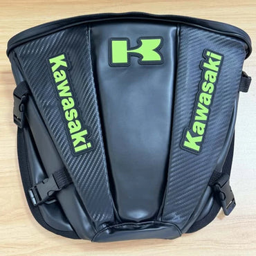 Kawasaki Waterproof Motorcycle Tail Bag Sports Luggage Saddle Back Bag Electric Bicycle Motorcycle Scooter Side Back Safety Bag