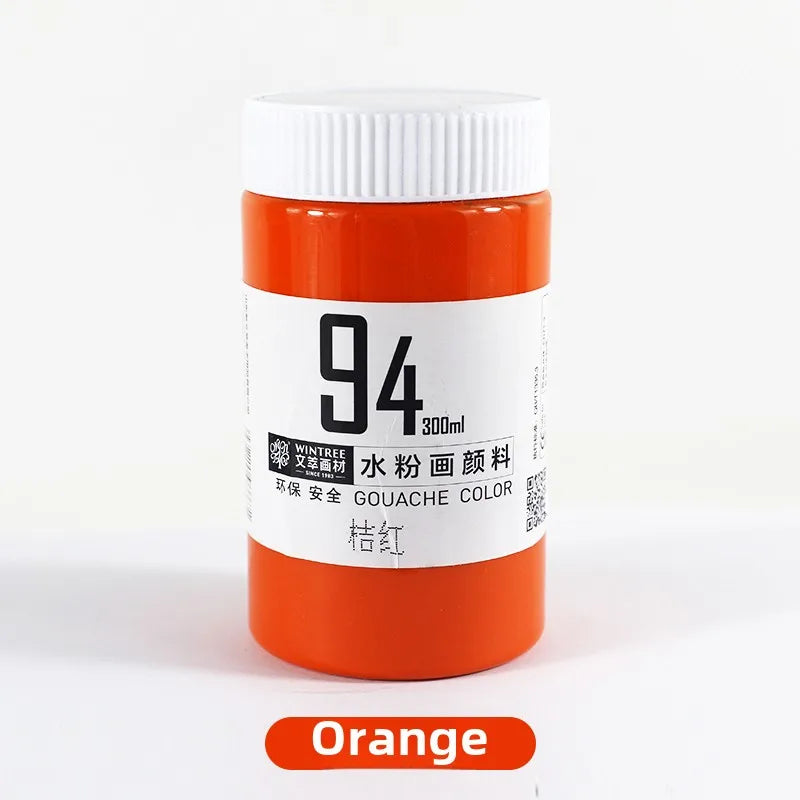 Gouache Paint Super Gouache Color 300ml Single Pack Art Class Non-toxic Beginner Pigment Art Student Special Large Bottle