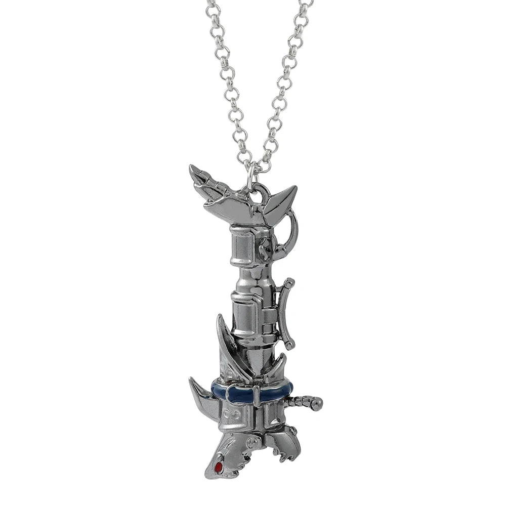 Game Trinkets League Legends Jinx Cannon Necklace Cosplay Costume Weapon Pendant Punk Cool Gun Necklace