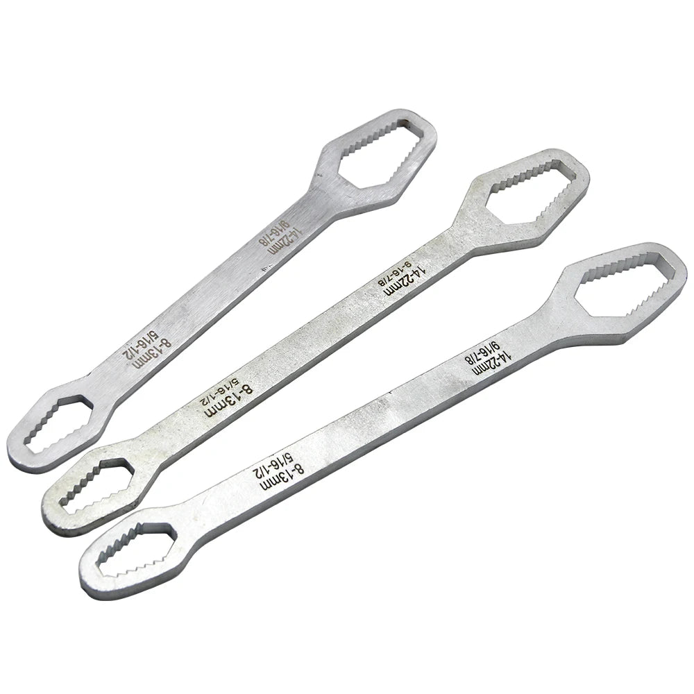 3-17mm multifunctional double end box wrench 8-22mm hexagonal solid wrench for tightening various diameter screws and nuts