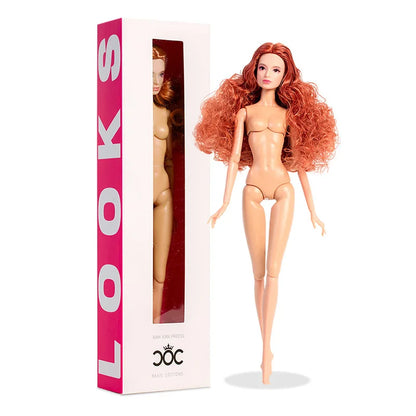 European Fashion 1/6 BJD Doll Body Blond Hair Daily Outfit Party Cute Gown for BJD Doll 12'' Toy Kids DIY Toys Birthday Gifts