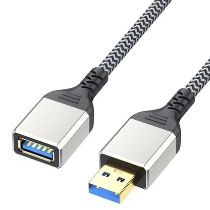 USB 3.0 Aluminum Alloy High-Speed Extension Cable 5Gbps male to female OTG Computer USB Drive Mouse Keyboard USB Extension Cable