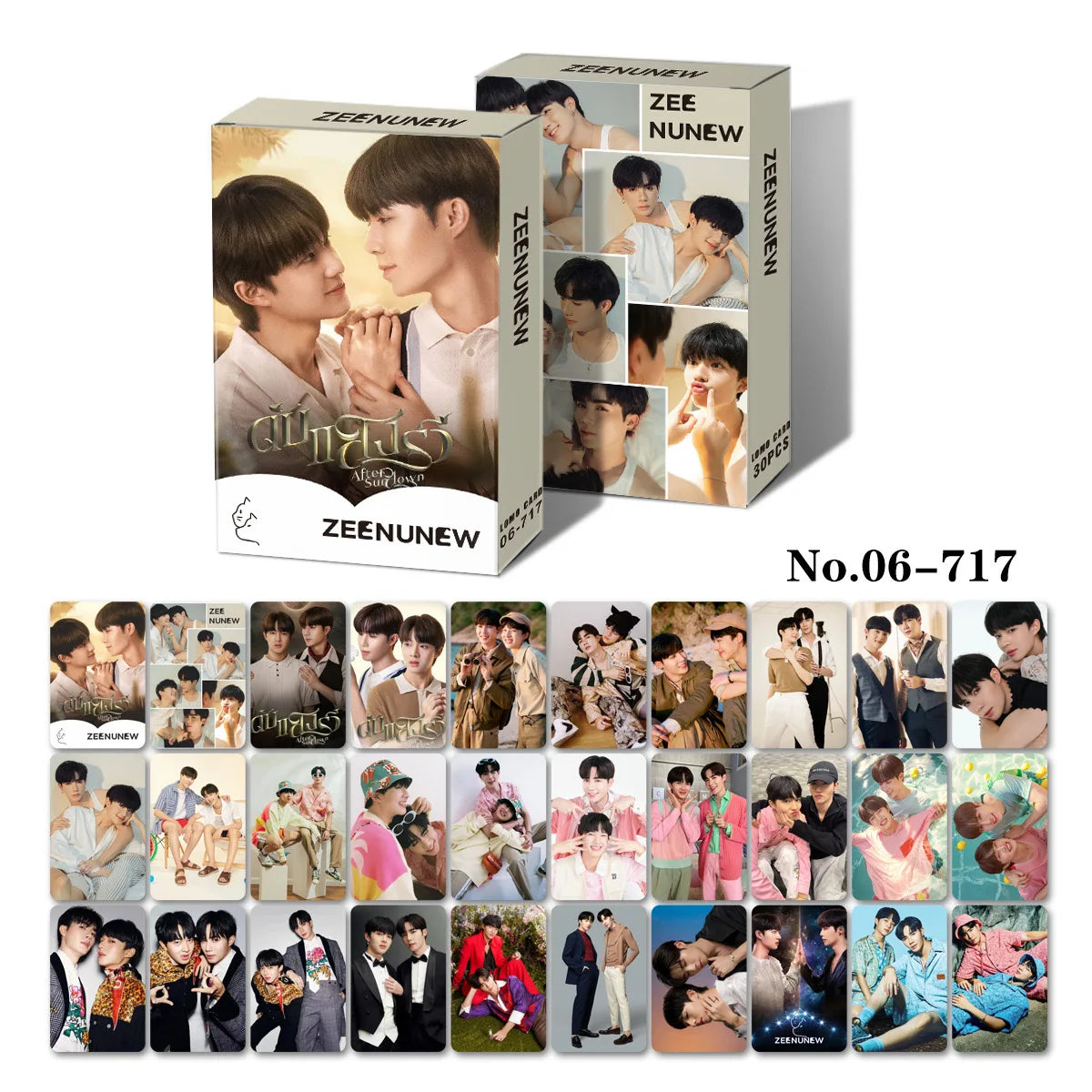 30PC/SET Bossnoeul Bbbuild Pondphuwin Firstkhaotung Geminifourth Perthsaint Winnysatang Netjames Zeenunew Ohmfluke Box Lomo Card