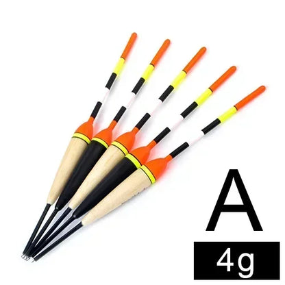 2g-5g Fishing Float Set 5pcs Barguzinsky Professional Vertical Buoy Accessories Fishing Float Pesca