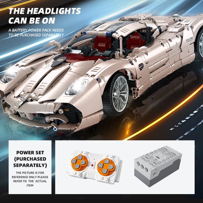 IN STOCK JJ9210 MOC Technical Remote Control Sports Car Building Blocks Assembling Bricks Toys for Boys Christmas Gift Set