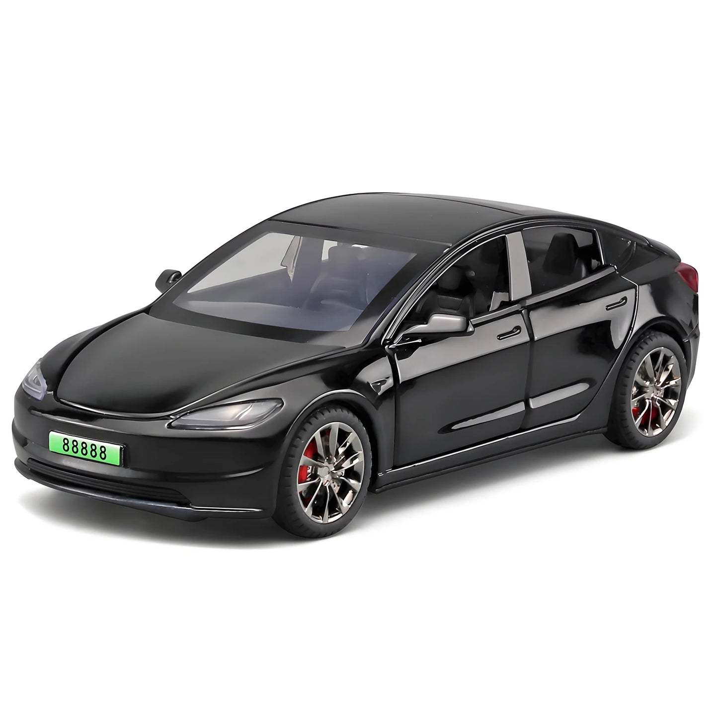 1:32 Model 3 Model X Alloy Diecast Metal Model Car Sound & Light Mini GT Miniature Collections Decorative Ornaments Gifts Friend