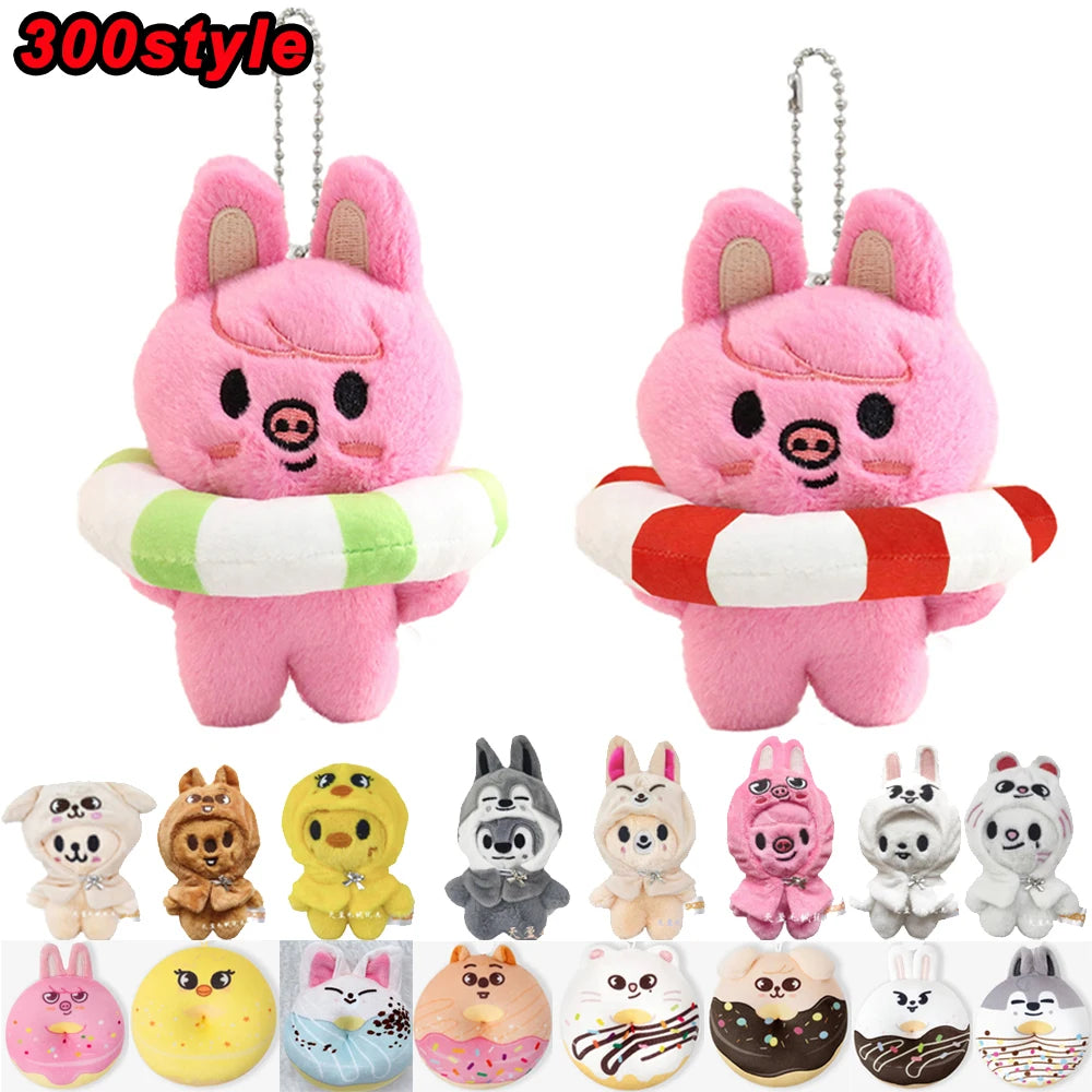 300style Skzoo Plush Toy Kawaii Kpop Plush Skzoo Stray Wolf Plush Cartoon Stuffed Animal Doll Kawaii Companion Toy Children Gift