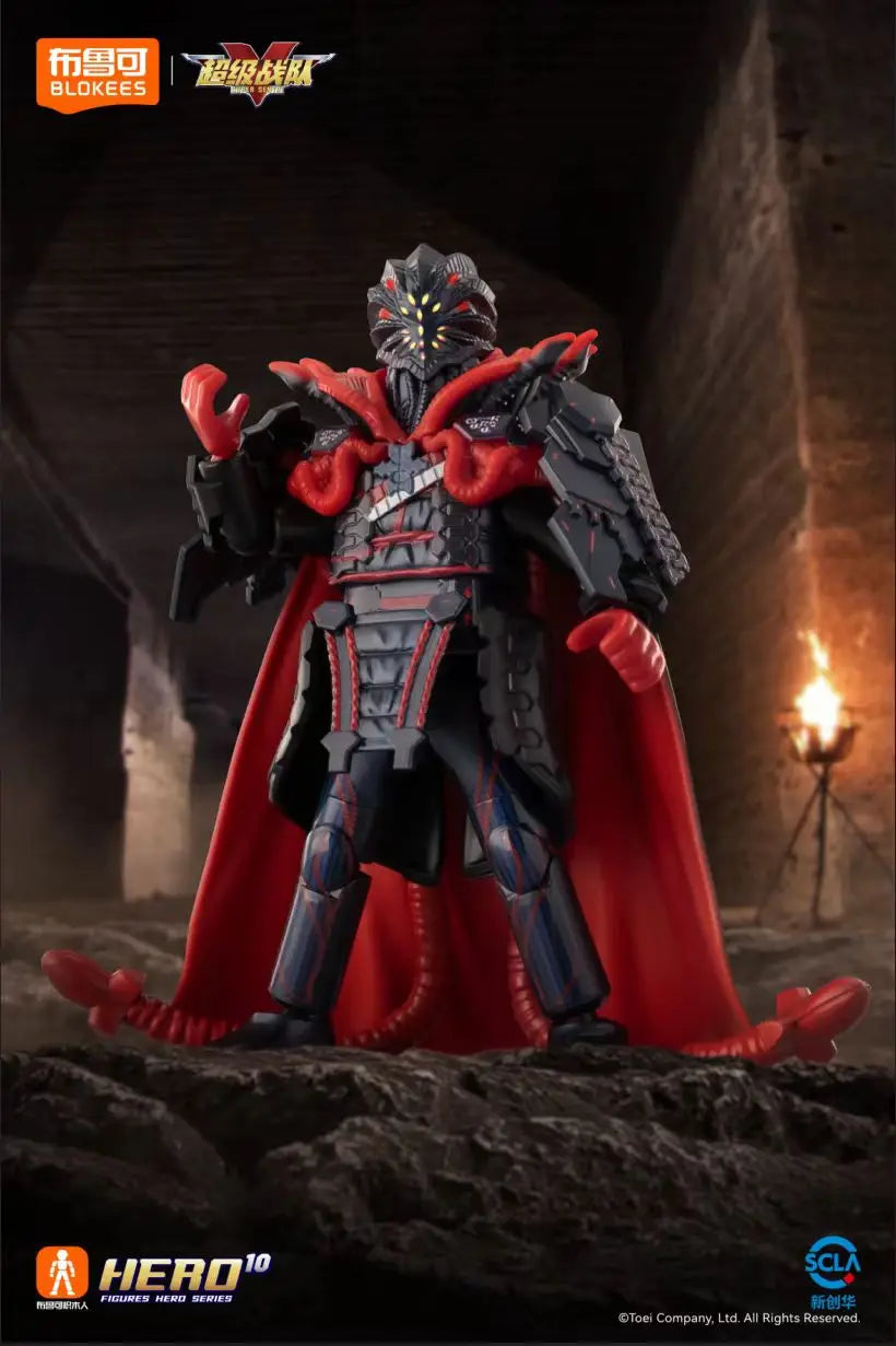 In Stock BLOKEES Super Sentai GALAXY VERSION 01 Ohsama Sentai King-Ohger Kuwagata Tombo Kamakiri Ohger Assembled Movable Model