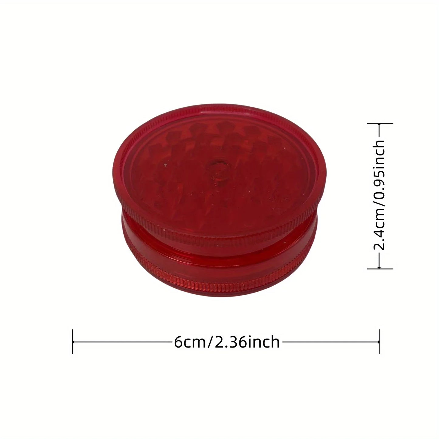 40/60mm Plastic Herb Grinder 3-layer Manual Spice Salt Mill Pepper Mortar Pestle Tobacco Raw Grass Grinder Cigarette Smoke Tool