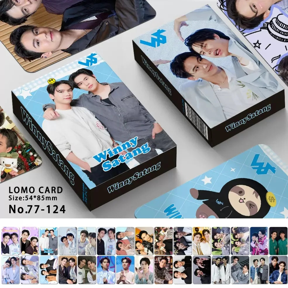 30PC/SET Bossnoeul Bbbuild Pondphuwin Firstkhaotung Geminifourth Perthsaint Winnysatang Netjames Zeenunew Ohmfluke Box Lomo Card