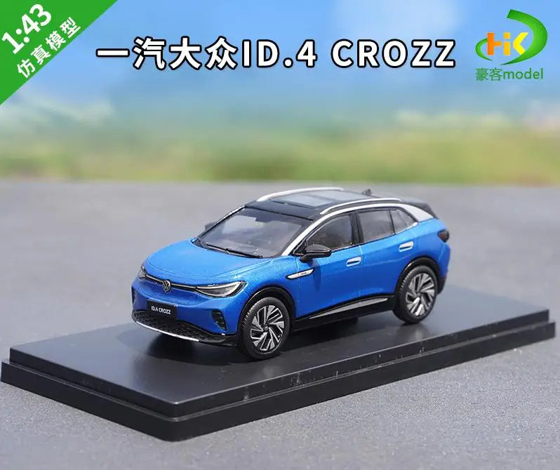 Diecast 1:43 Scale ID.4 CROZZ ID4 SUV Car Model Metal Toy Vehicle for Adult Collection Display Gift Souvenir