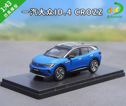Diecast 1:43 Scale ID.4 CROZZ ID4 SUV Car Model Metal Toy Vehicle for Adult Collection Display Gift Souvenir