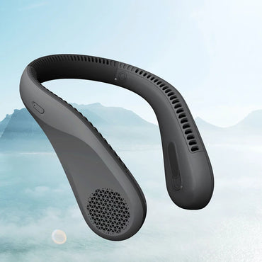 Xiaomi Bladeless Neck Fan Hands-Free USB Rechargeable Portable Cooler Silent Safe Outdoor Travel Sports 3 Speeds for Kids Adults