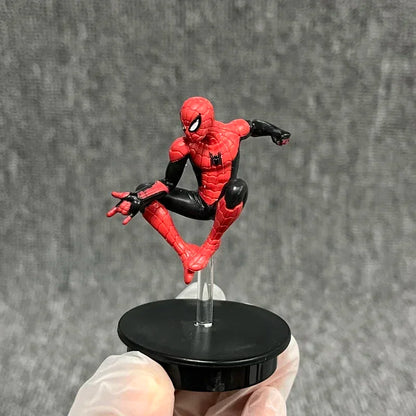 Marvel Movie AvengersSuper Mini Action Figure Hero Iron Man Spiderman Dolls Ornaments Collectible Model Children's Birthday Gift