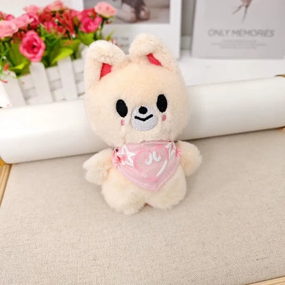 SKZOO Keychain Plush Stray Kids Plush SKZ Doll Wolf Plush Toy  Seoul FM Week Same Cloak Doll Magic School Children Birthday Gift