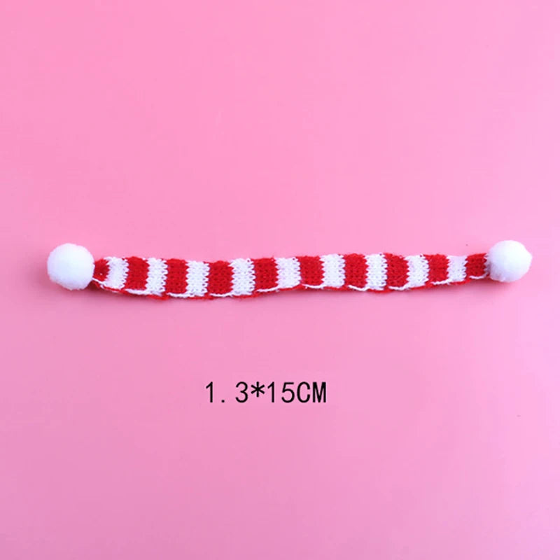 5PCS/lot Mini Handmade Small Knitting Hat For DIY Dolls Decoration Phone Case Decoration 3.5CM