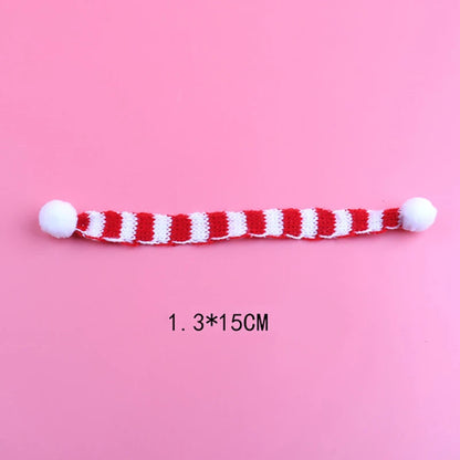 5PCS/lot Mini Handmade Small Knitting Hat For DIY Dolls Decoration Phone Case Decoration 3.5CM
