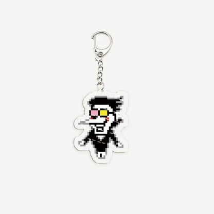 Popular Game Deltarune Spamton Susie Ralsei Meme Keychains for Accessories Bag Noelle Spamton KeyringsFans Gifts Gamer Friends