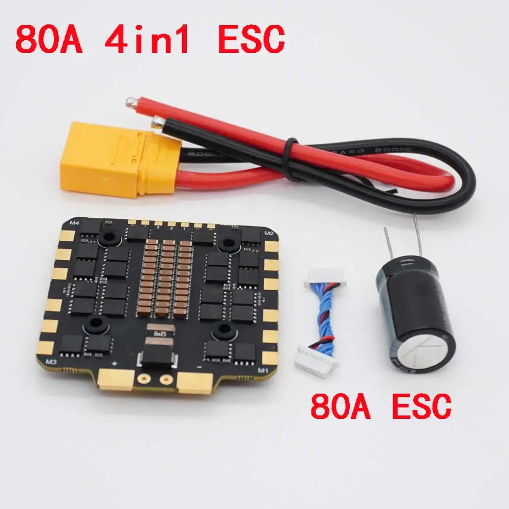 F405 F7 F722 Flight Controller  + 60A 80A 4in1 BLheli_S ESC Stacks 30.5*30.5mm For 7in 8in 10in 13in Frame RC FPV Racer Drone