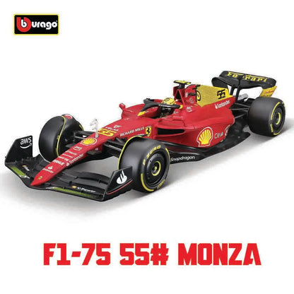 Bburago 1:18 New 2023 SF23 F1 Racing #16 Charles Leclerc #55 Carlos Sainz Static Car Model Vehicles Formula 1 Alloy Toy Vehicle