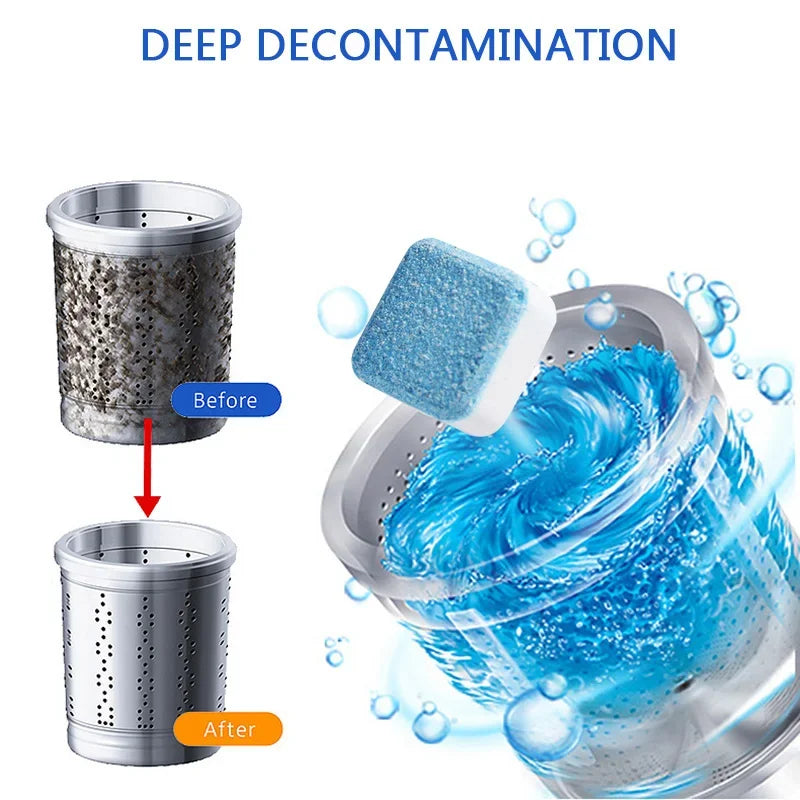 Wholesale Washing Machine Cleaner Washer Cleaning Laundry Soap Detergent Effervescent Tablet Washer Cleaner