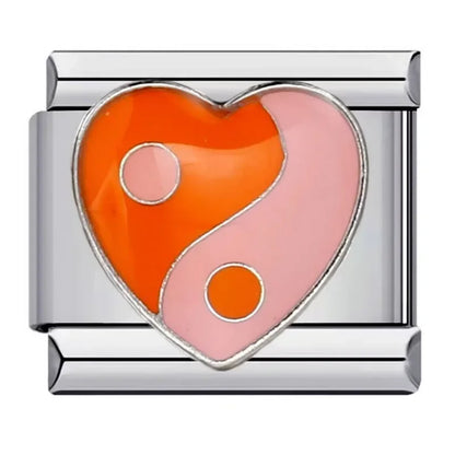2025 Fashion Love and Romance Modular Italian Charm Links Fit 9mm Stainless Steel Elastic Bracelet Women DIY Jewelry