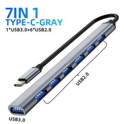 USB HUB USB C Type C HUB USB 3.0 2.0 Adapter Multi Splitter High Speed 5Gbps For PC Macbook Docking Station Computer Accessories