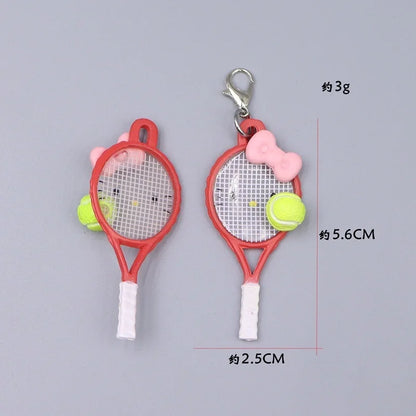 Kawaii Hello Kitty Toy Cute Anime Cat Keychain Backpack Phone Case Decoration Cartoon Festival Gift Women Accessories Wholesale